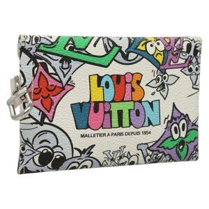 LOUIS VUITTON Monogram Comics Trio Envelope Pouch Multicolor